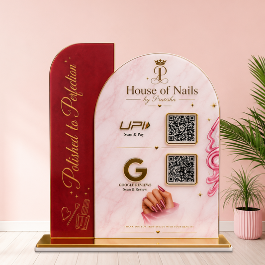 2QR Blossom Standee - House of Nails Edition