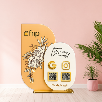2QR Duo Standee - FNP Edition