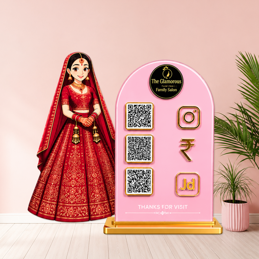 3QR Bridal Curve Standee