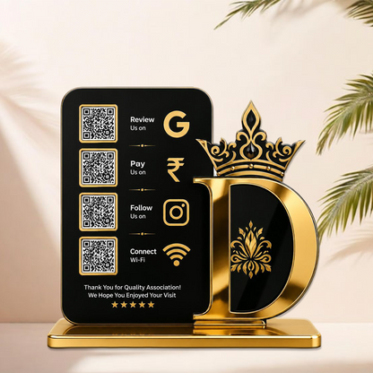 4QR Custom Letter Standee