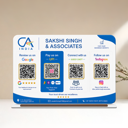 4QR Buisness Standee