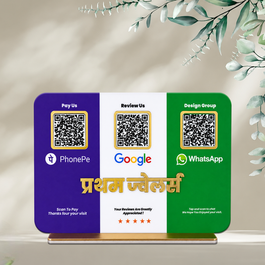 3QR Tricolor Standee