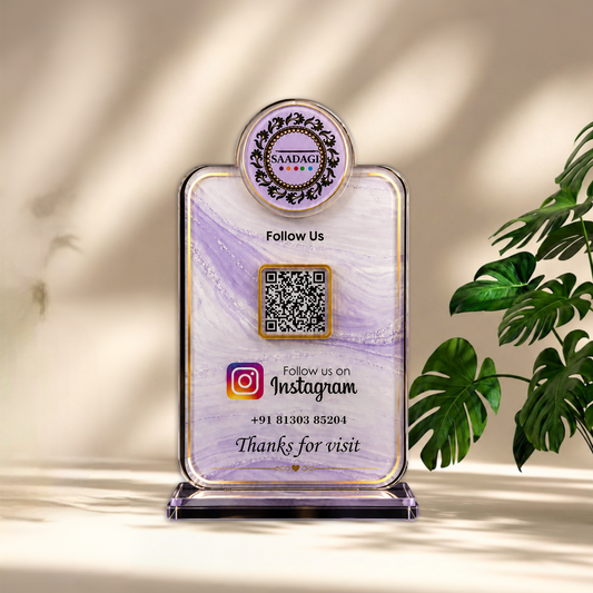 1QR Custom Mini Standee