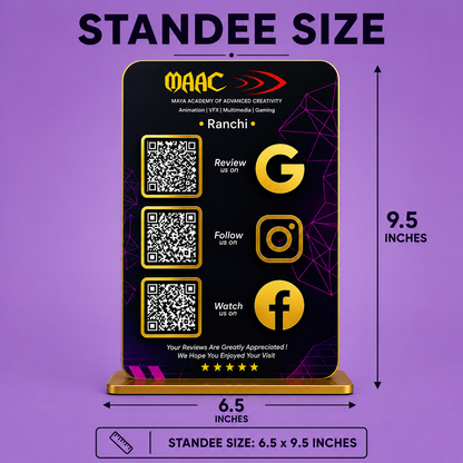 3QR Galaxy Standee