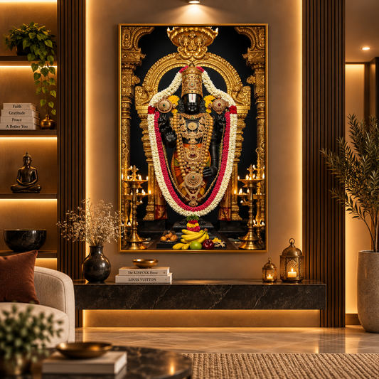 Venkateshwar Swami Ji Premium Acrylic Wall Art