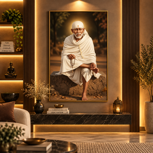 Shirdi Sai Baba Premium Acrylic Wall Art