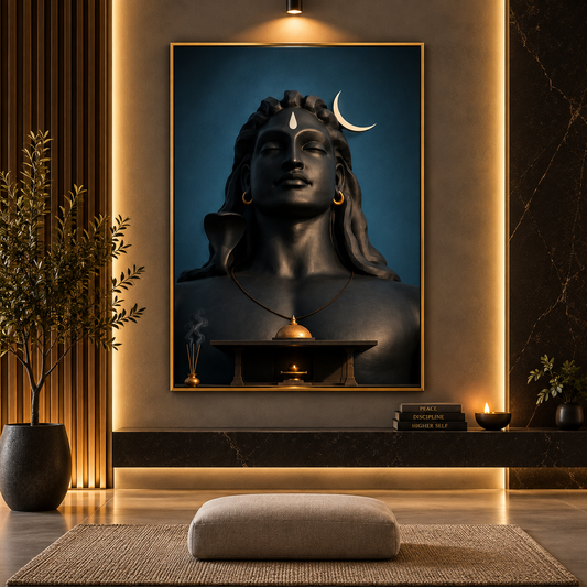Adiyogi Mahadev Ji Premium Acrylic Wall Art