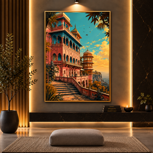 Rajasthani Royalty Premium Acrylic Wall Art
