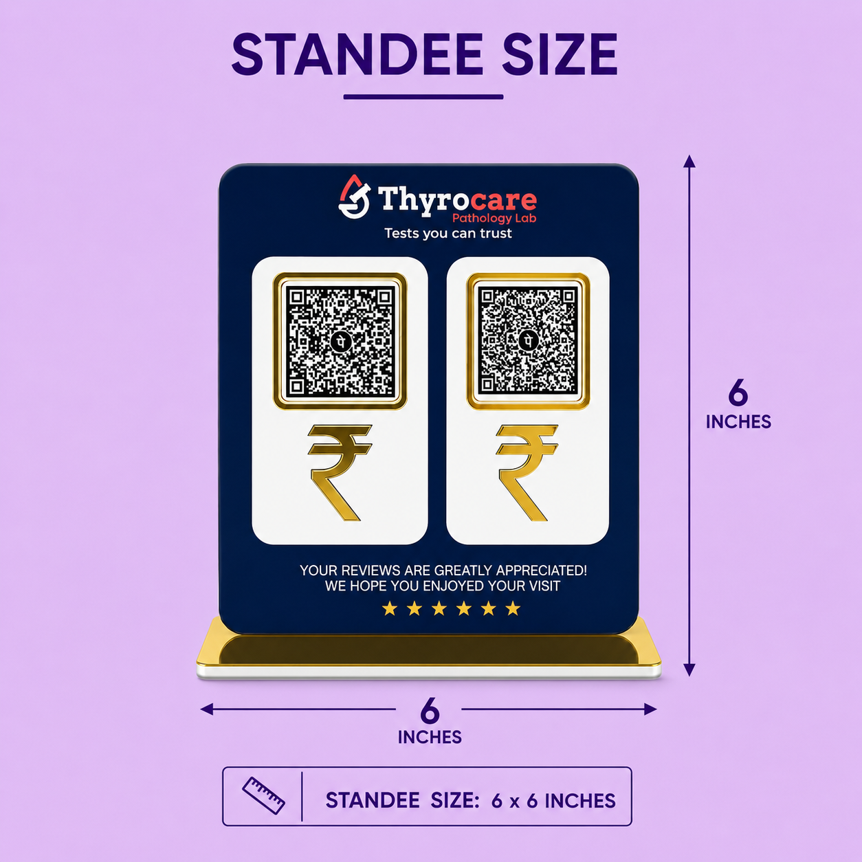 2QR Healthcare Standee
