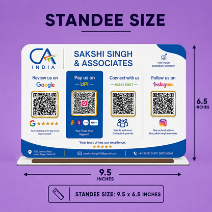 4QR Buisness Standee