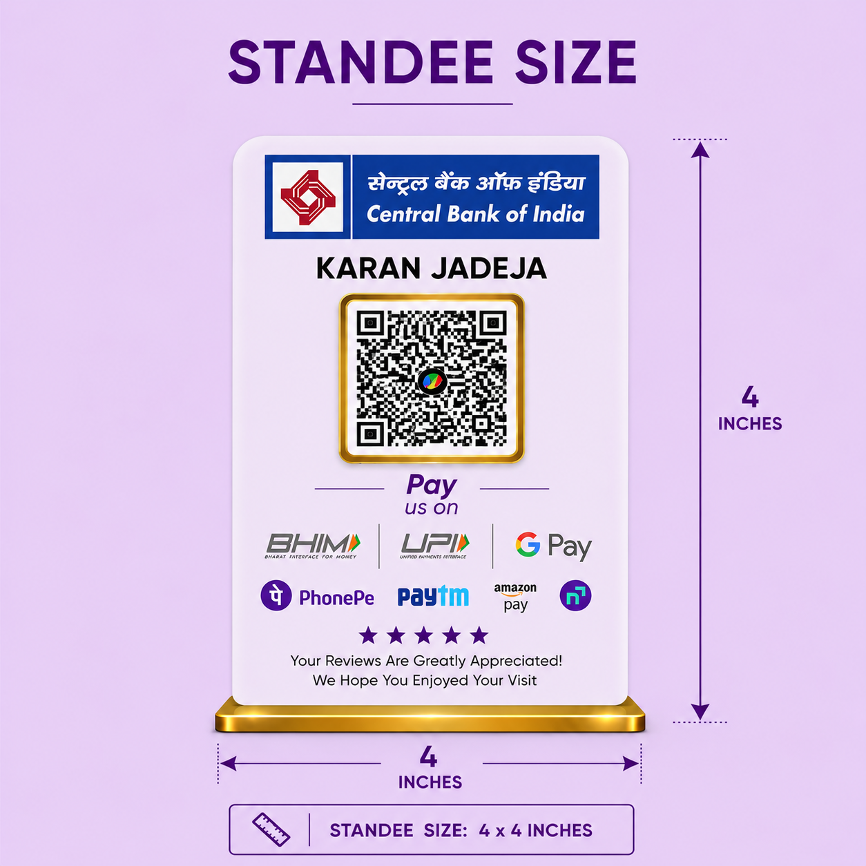 1QR Smart Standee