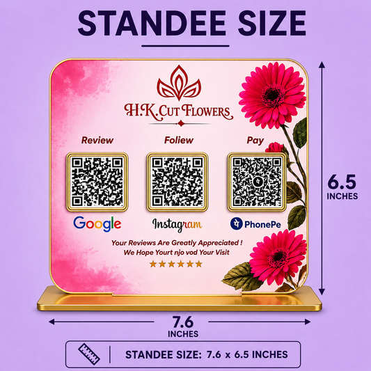3QR Square Standee