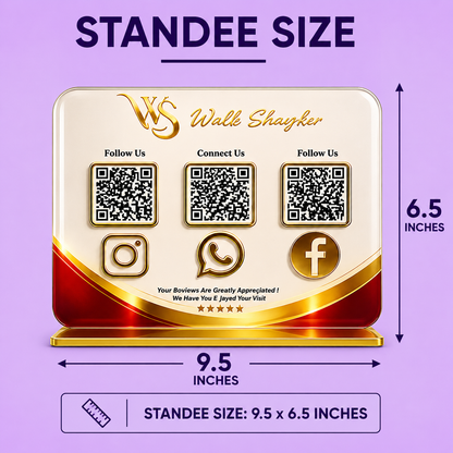3QR Business Standee