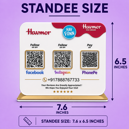 3QR Top Standee