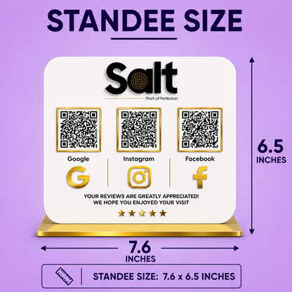 3QR Horizontal Standee