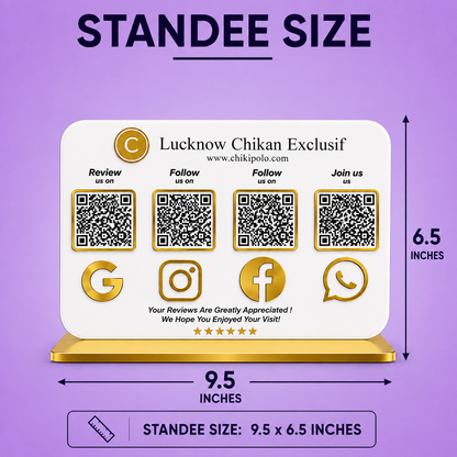 4QR Premium Standee