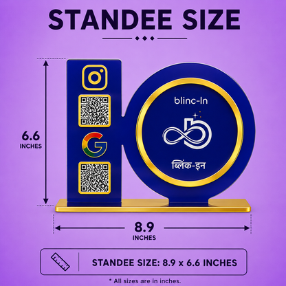 2QR Customise Standee