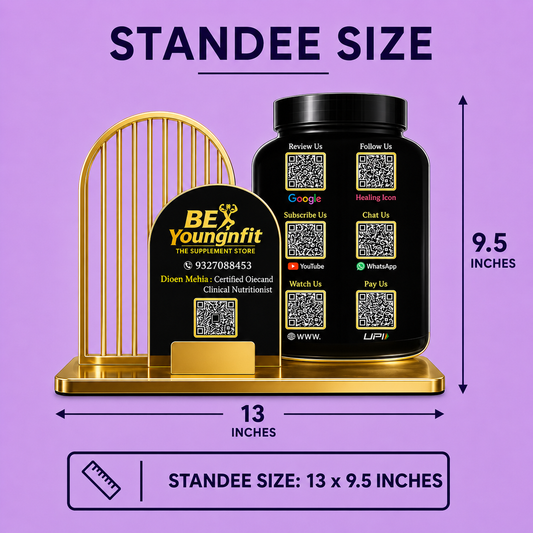 6QR Fitness Standee