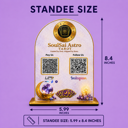 2QR Circular Standee