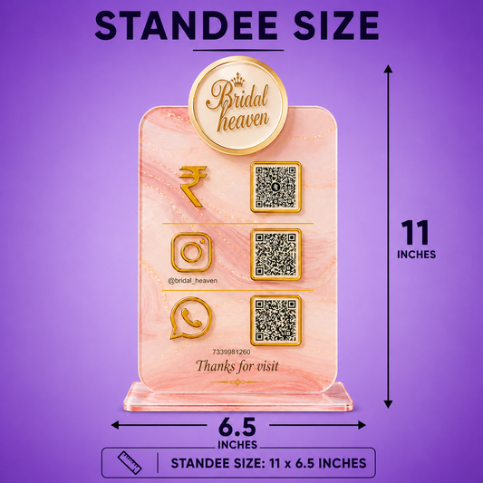 3QR Premium Standee