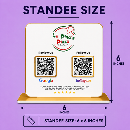 2QR Mini Standee