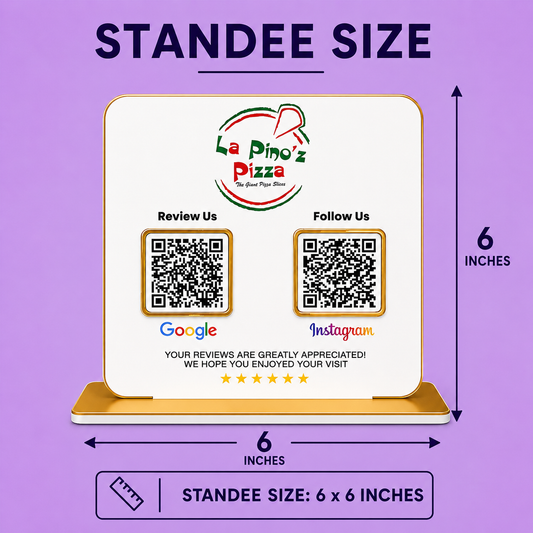 2QR Mini Standee