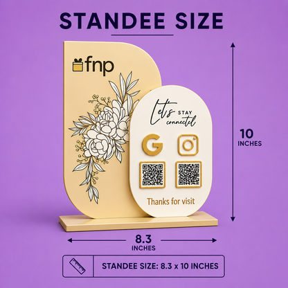 2QR Duo Standee - FNP Edition