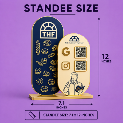 2QR Oval Standee -THF Edition