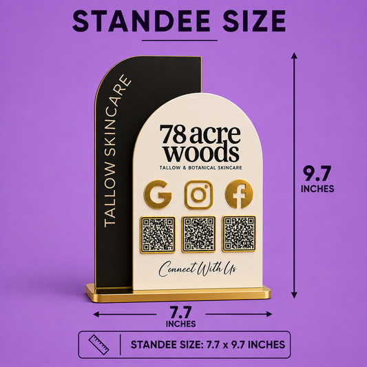 3QR Arch Beige Standee - 78 Acres Edition
