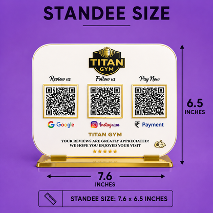 3QR Classic Standee