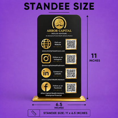 4QR Vertical Standee