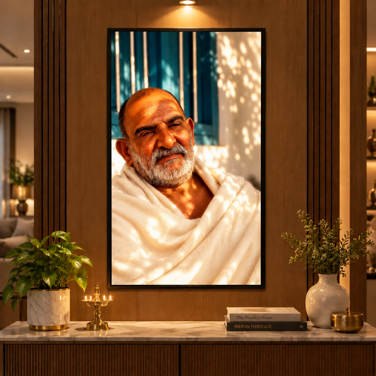 Neem Karoli Baba – Premium Acrylic Portrait