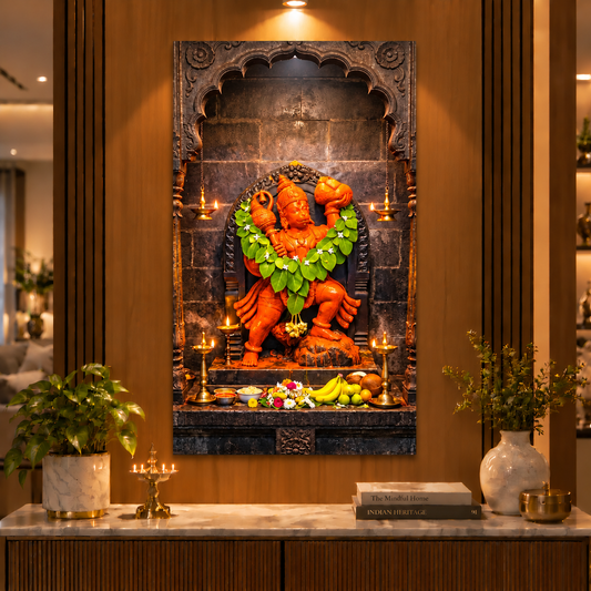 Sankat Mochan Hanuman – Premium Acrylic Wall Art