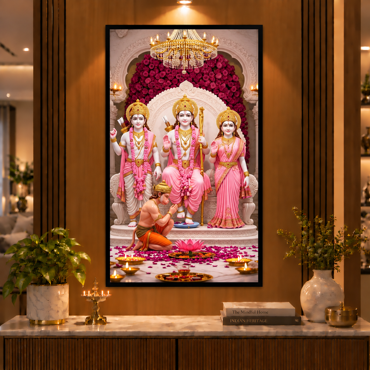 Shri Ram Darbar – Premium Acrylic Wall Art