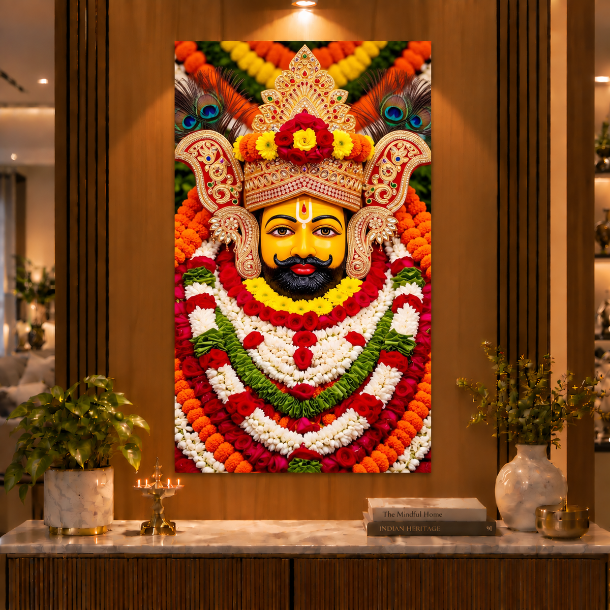 Shree Khatu Shyam Ji Premium Acrylic Wall Art