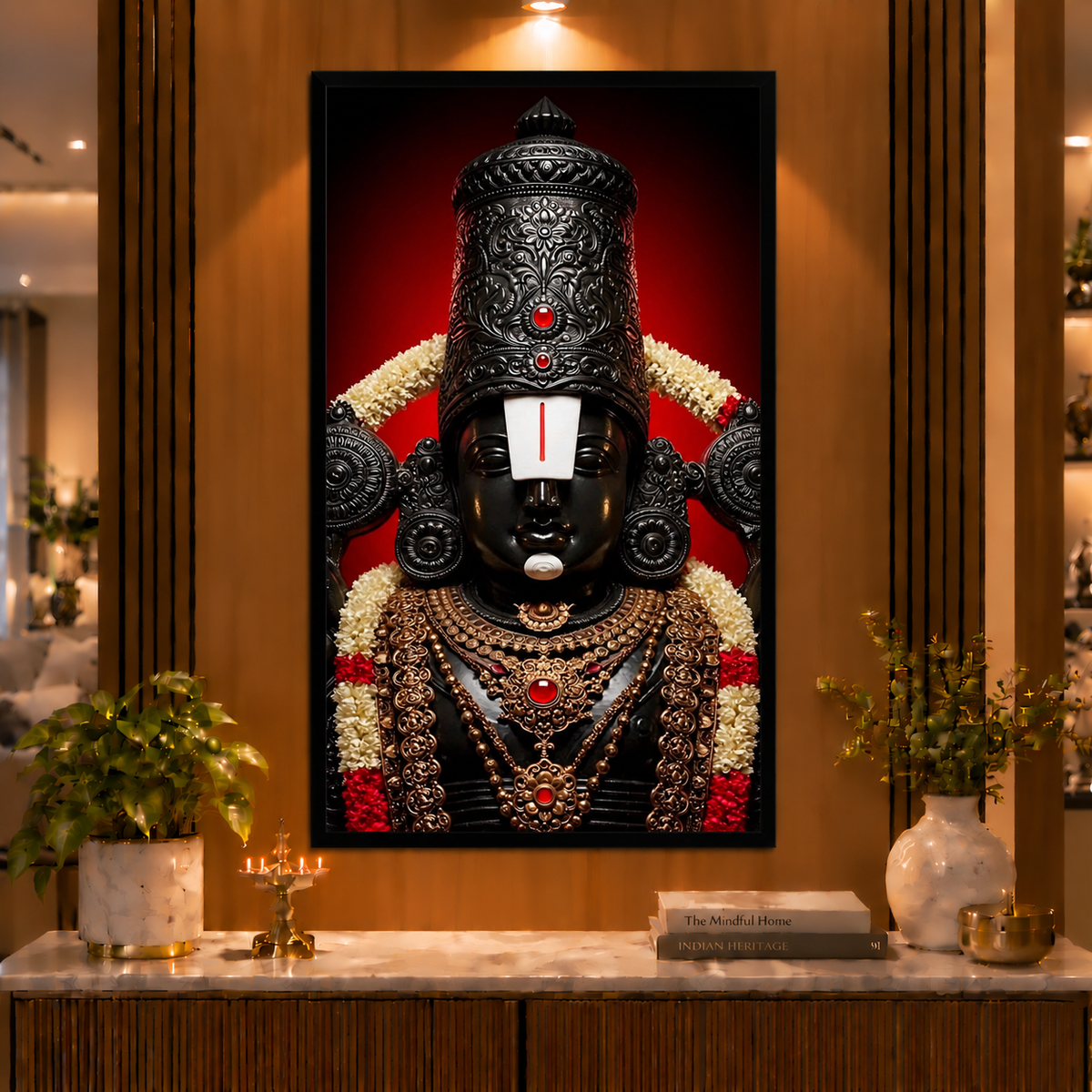 Lord Venkateswara Traditional Acrylic Wall Art