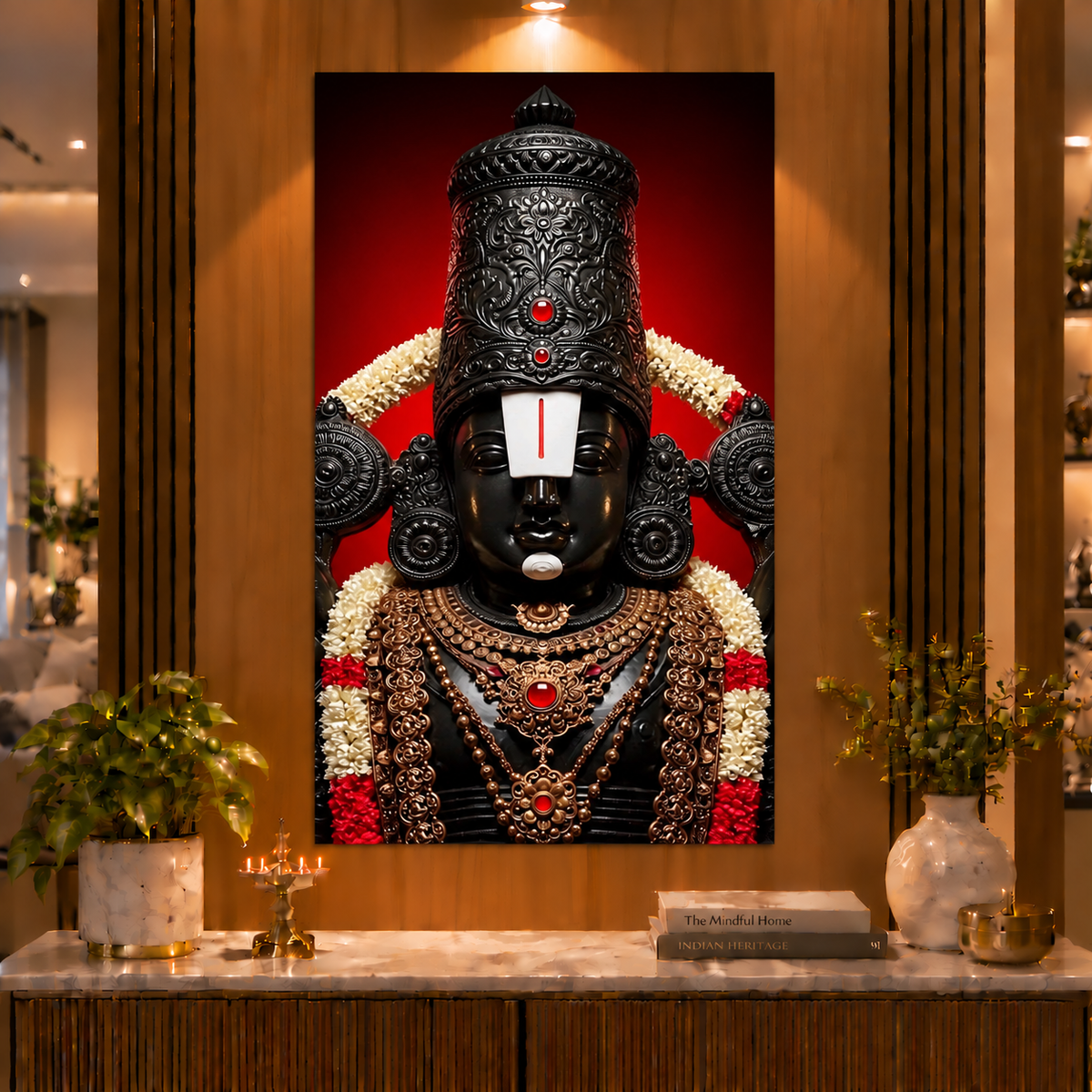 Lord Venkateswara Traditional Acrylic Wall Art