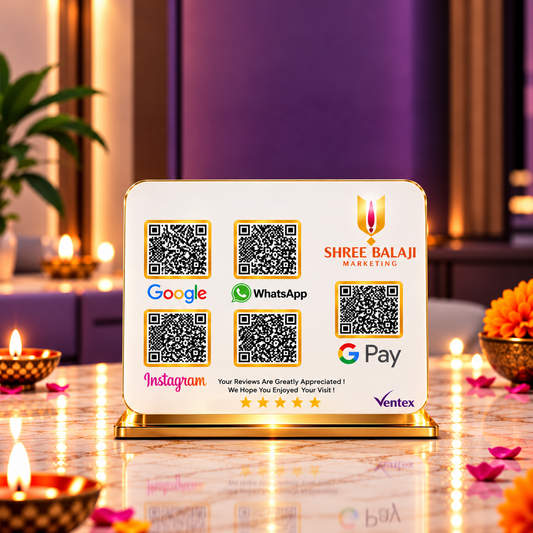 5QR Business Hub Standee