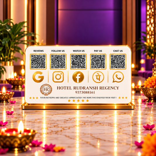 5QR Landscape Standee