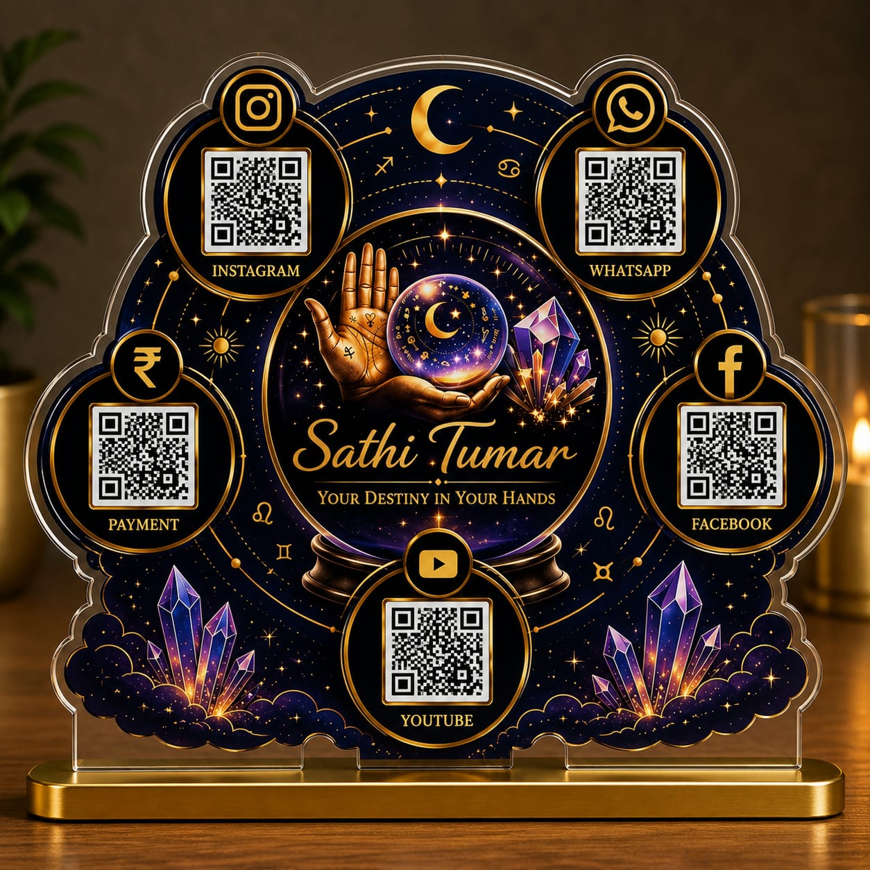 5QR Custom Standee - Astrologer Edition