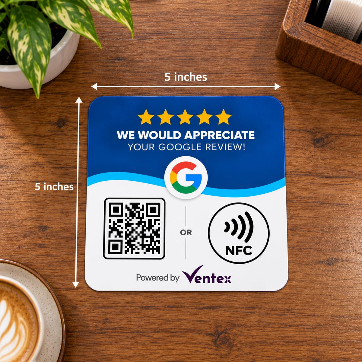 NFC Google Review Acrylic Plate