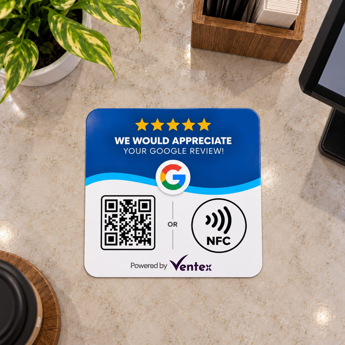 NFC Google Review Acrylic Plate