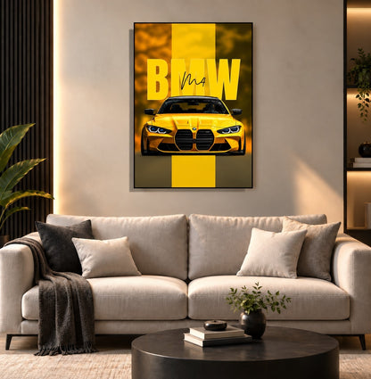 Acrylic Wall Frame | Premium Acrylic Car Wall Frame for Living Room, Bedroom