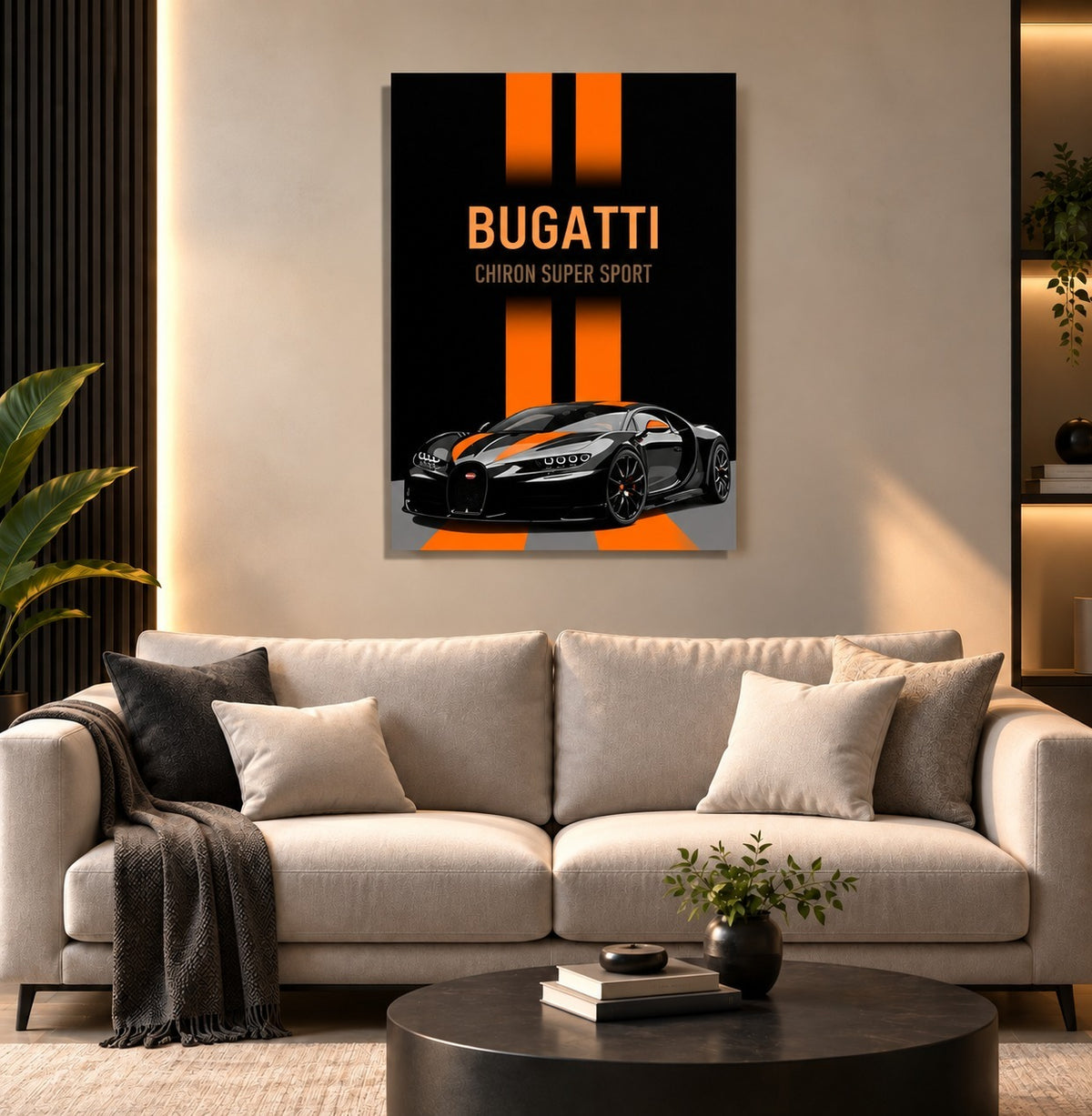 Car Wall Frame | Premium Acrylic Car Wall Frame for Living Room, Bedroom
