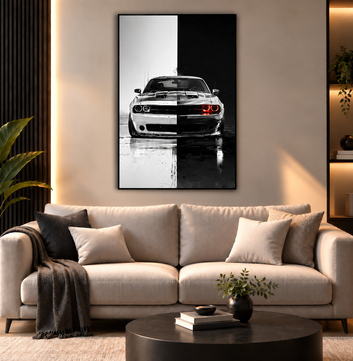 Acrylic Wall Frame | Premium Acrylic Car Wall Frame for Living Room, Bedroom