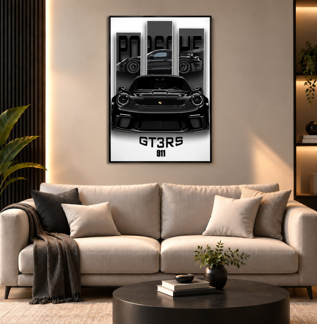 Acrylic Wall Frame | Premium Acrylic Car Wall Frame for Living Room, Bedroom