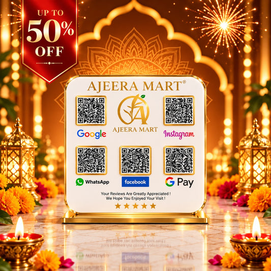 5QR White Standee