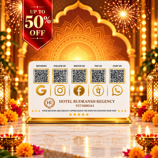5QR Landscape Standee