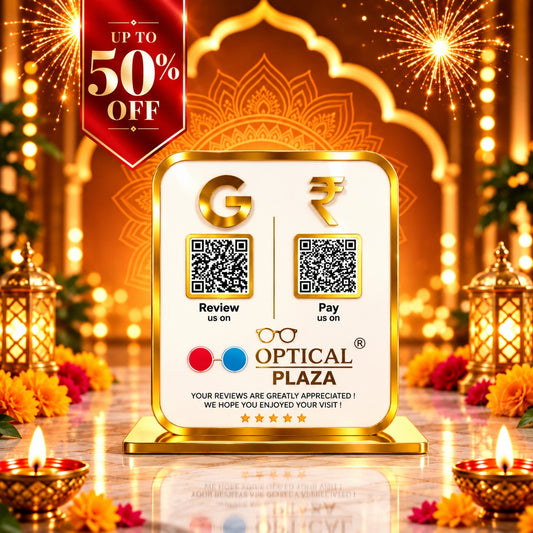 2QR Golden Border Standee