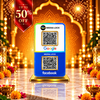 2QR Social Media Standee